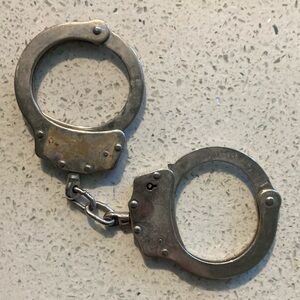 Silver Handcuffs No Keys 🔔